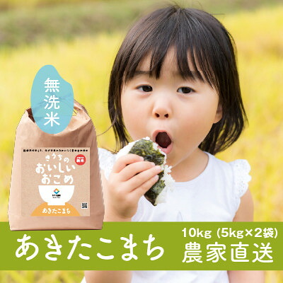 【ふるさと納税】【令和7年産・自家栽培・自家精米・農家直送】稲敷市産あきたこまち無洗米　10kg/20kg【配送不可地域：離島・沖縄県】【G1430545】｜茨城県稲敷市 11,360円