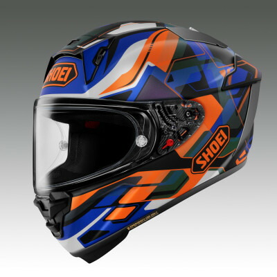 【ふるさと納税】SHOEIヘルメット【X-Fifteen VALION(ORANGE/BLUE)】XXL チケット付【配送不可地域:離島・沖縄県】【1709083】|茨城県稲敷市