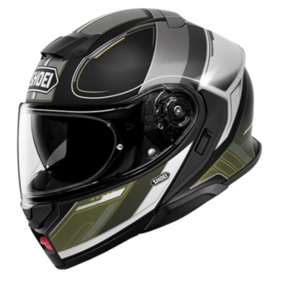 【ふるさと納税】SHOEI【NEOTEC 3 SHARPEN TC-11(GREEN/BLACK)】XXL乗車券付【送りとどける不可地方：離島・沖縄県】【1729487】