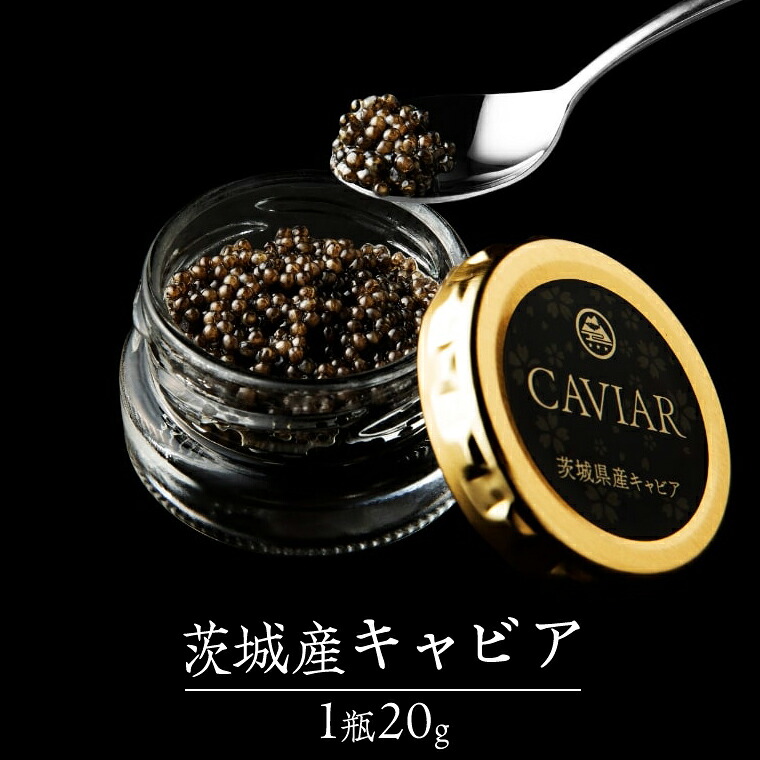 【ふるさと納税】 つくばスタージョン キャビア 20ｇ×1 キャビア 高級食材 記念日 誕生日 世界三大珍味 国産キャビア 茨城県産 茨城