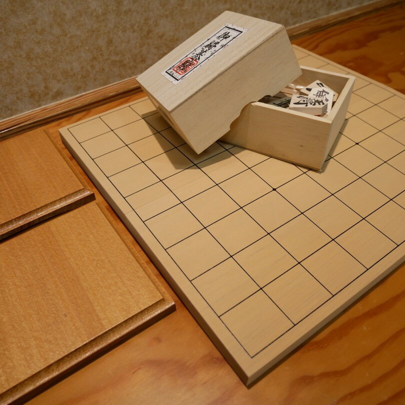 【ふるさと納税】SS-15【将棋盤】新桂6号接合折盤セット 折りたたみ 持ち運び ポータブル 将棋 初心者 入門 茨城木工 国産 送料無料 茨城県 神栖市 茨城県神栖市