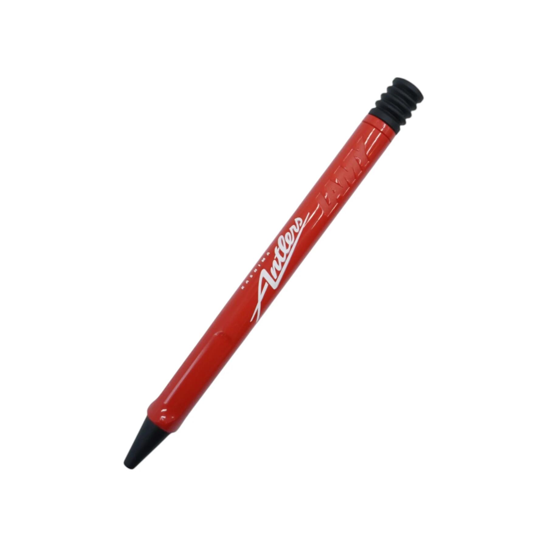 【ふるさと納税】LAMY safari ジェットストリームボールペンRED  限定デザイン 鹿島アントラーズ  Jリーグ サッカー