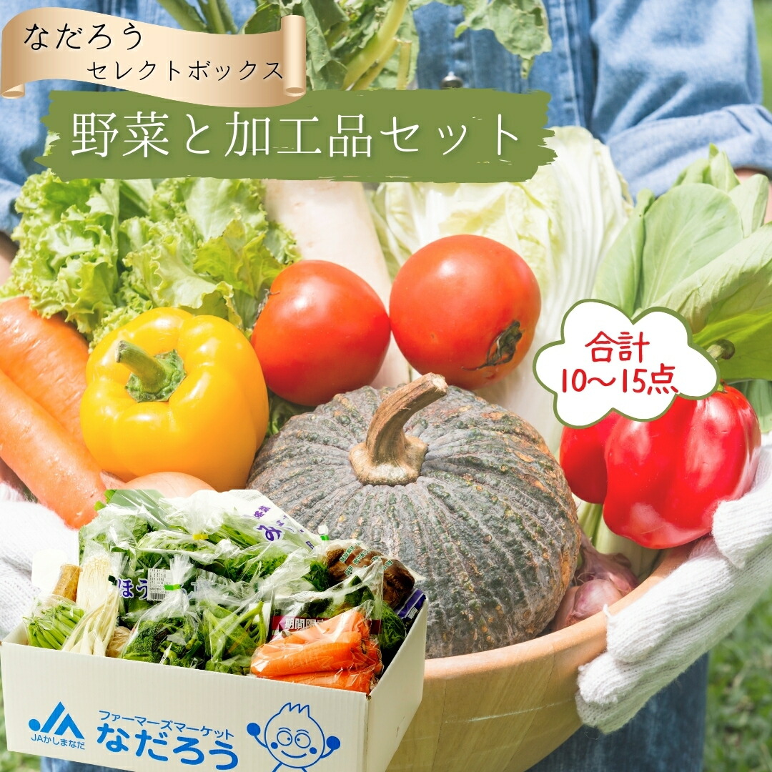 【ふるさと納税】野菜と加工品「なだろう」セレクトボックス
