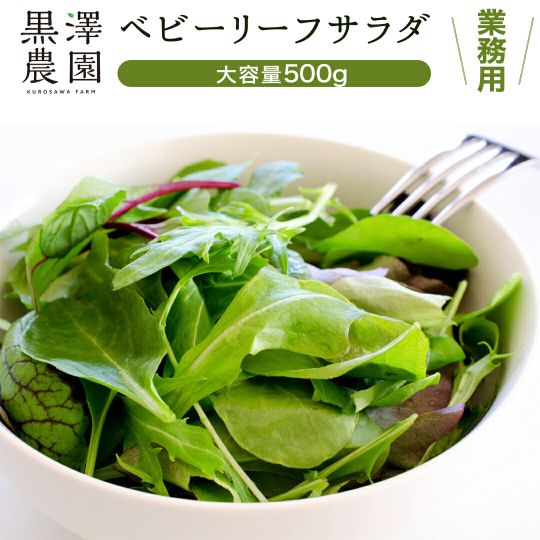 楽天市場】【ふるさと納税】 黒澤農園 の ベビーリーフサラダ （ 50g