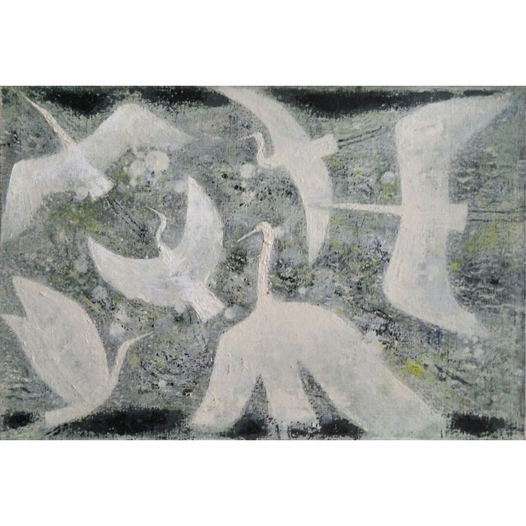 【ふるさと納税】 【 限定 1点 】群舞 絵画 絵 アート アトリエ 飛動庵 700,000円