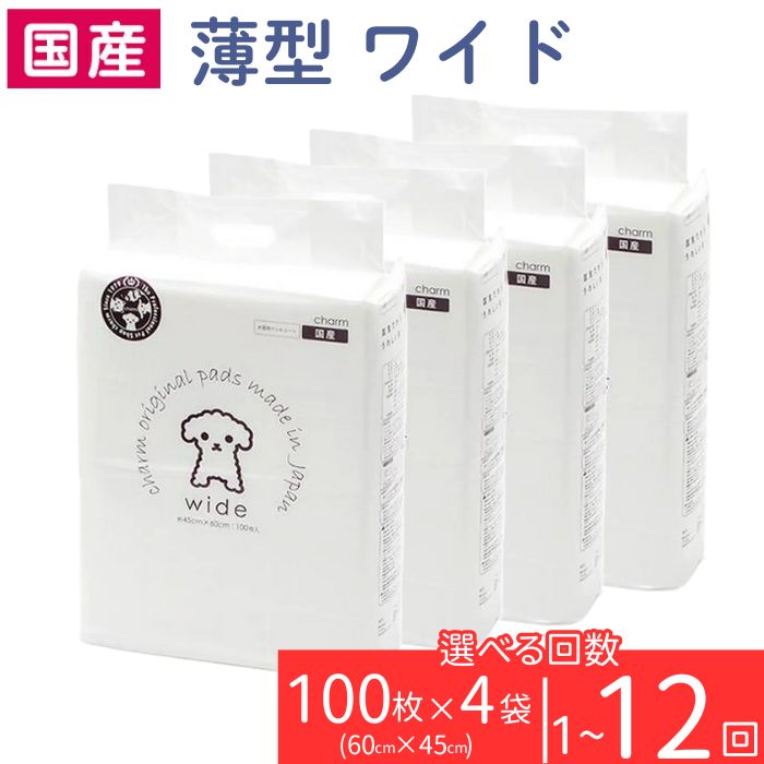 【ふるさと納税】愛玩動物敷き布 室内用便器敷き布 薄型 広広とした 100枚 × 4袋 愛玩動物腰掛け 真っ白い 飾り気の無い 突きとめる 犬 小毛の荒物 愛玩動物 装置 引きつける 株式会社引きつける 1回取り替えっこ手合い 定期便 3ヶ月 6ヶ月 12ヶ月 国産 charm 276618