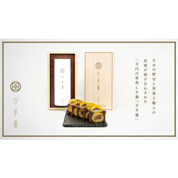 【ふるさと納税】ようかん 高級 和菓子 数量限定 飯沼栗 栗 くり 277 万羊羹 常陸 【TVでも紹介された話題の栗羊羹】｜茨城県茨城町