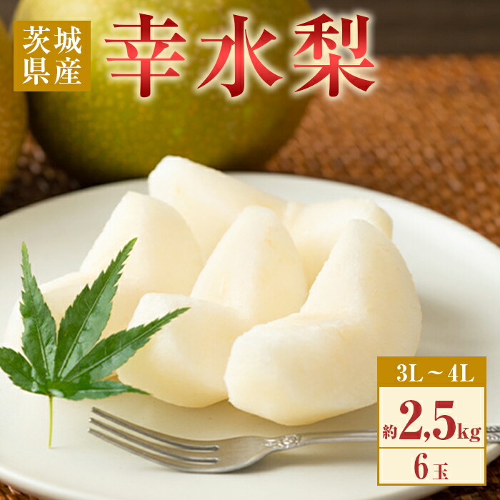 【ふるさと納税】数量限定 期間限定 甘い フルーツ 8月 486 幸水梨 約2.5kg 6玉 3L～4L 梨 なし