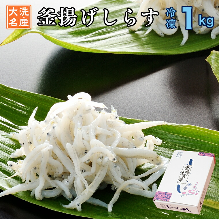 【ふるさと納税】釜揚げしらす 1kg 天然 釜揚げ ふっくら しらす シラス ギフト 新鮮   離乳食 大洗 茨城県 しらす干し 白洲 ごはん 丼 惣菜 おかず 弁当 国産 大洗町産 冷凍 名産 特産 魚介 海鮮
