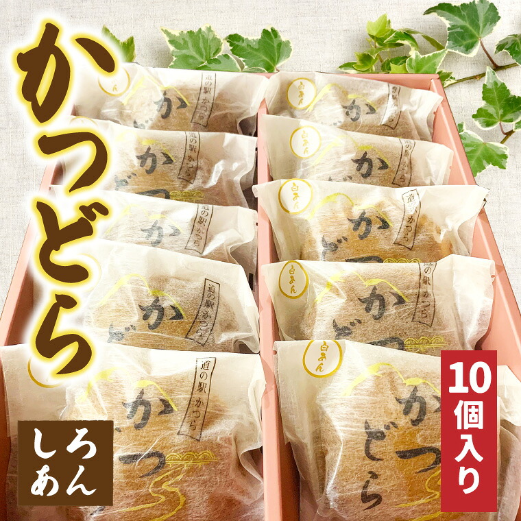 【ふるさと納税】かつどら10個入り【白あん】 (AF045)
