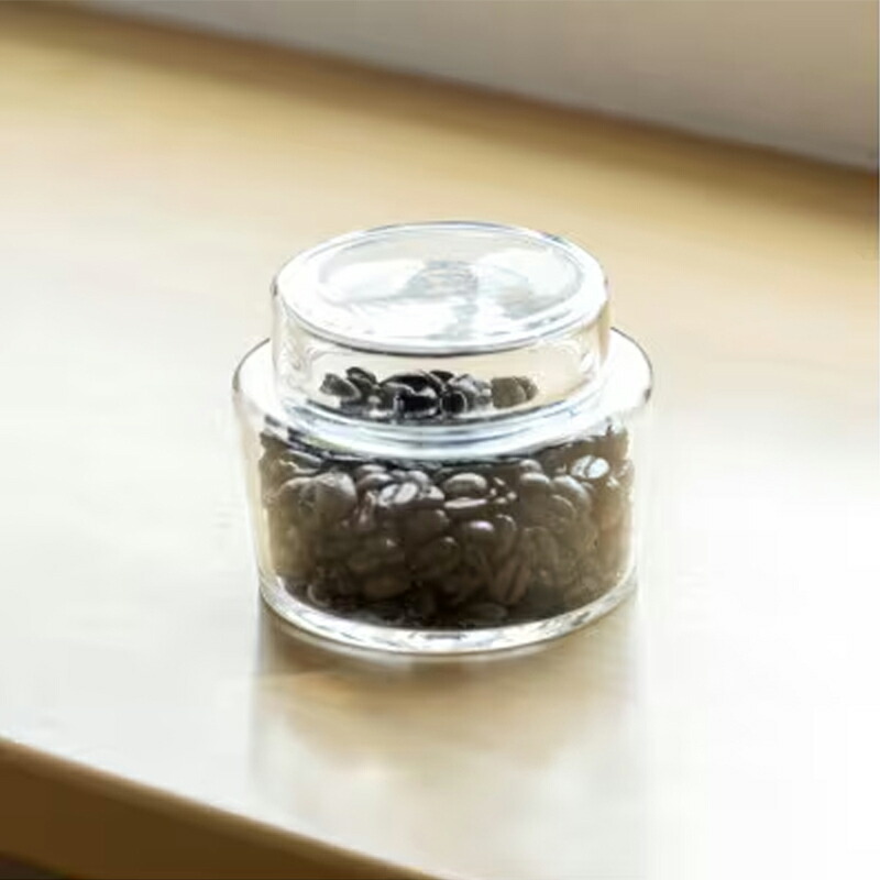 【ふるさと納税】【茨城県五霞町】ガラスキャニスターDEGREE D(200ml) ／ 硝子 琉璃 キャニスター DEGREE お手々お手伝いさん 耐熱 生存期間もの 細工人 こだわり JIDA デザインミュージアムセレクション 茨城県 五霞町【1091385】