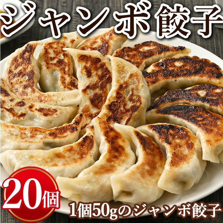 【ふるさと納税】ジャンボ餃子　20個入り ※着日指定不可