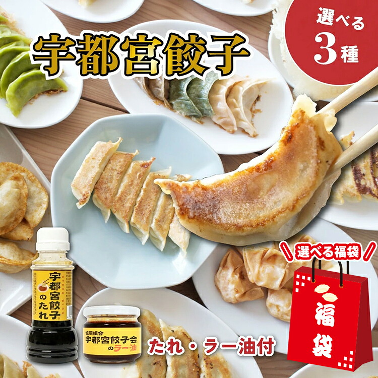 【ふるさと納税】【限定】【選べる 食べ比べセット】宇都宮餃子 餃子の街 宇都宮 名店32店舗からお好きな3店舗が選べる!(6人前セット) 専用タレ・ラー油付 送料無料 | ギョーザ ぎょうざ 宇都宮 餃子 有名 2024 人気 餃子|栃木県宇都宮市