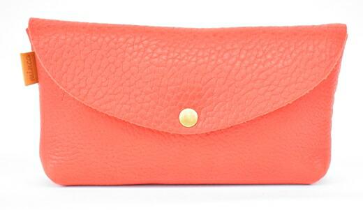 【ふるさと納税】【全6色】栃木レザー ポーチ02M 小物入れ バッグの中もスッキリ 化粧ポーチ/Pouch 02/M/レッド/minca 425【ファッション 人気 おすすめ 】|栃木県栃木市