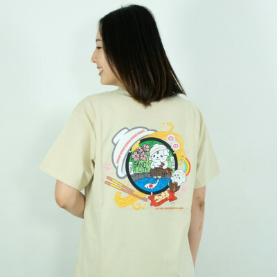 【ふるさと納税】佐野市 マンホールTシャツ(さのまる)サンドベージュ Sサイズ【1534683】