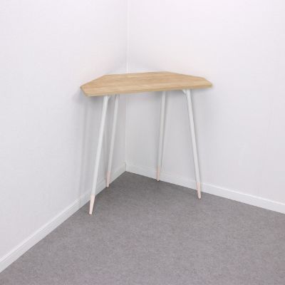 【ふるさと納税】【＆FREL】FS ウォールサイドテーブル 天板 メラミンライトオーク 幅70cm 奥行30cm 高さ72cm インテリア 家具 おしゃれ シンプル 机 ※離島への配送不可
