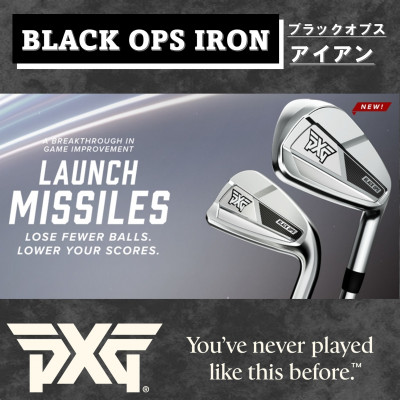 【ふるさと納税】PXG BLACK OPS アイアン#6-PW、GW 6本書き割り-R【1599553】