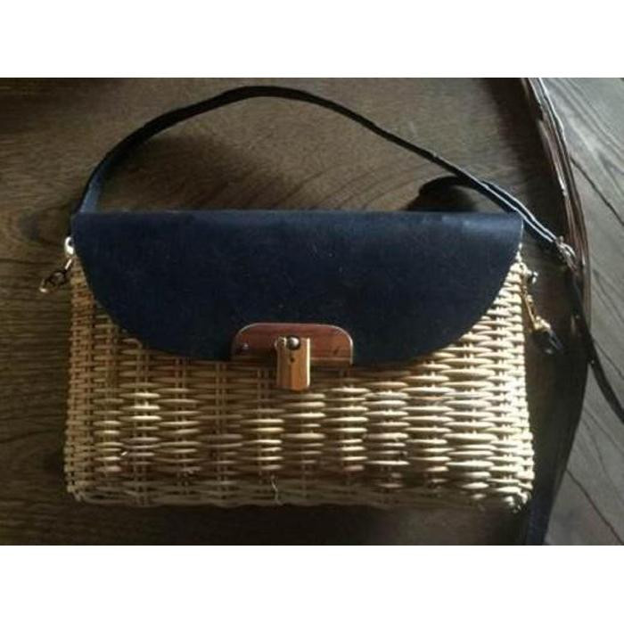 【ふるさと納税】紅籐ポシェット2 23×5×15cm ※受注生産につき、発送までに最大2ヶ月程かかる場合あり | 竹工芸 伝統工芸品 日用品 雑貨 栃木県 大田原市|栃木県大田原市