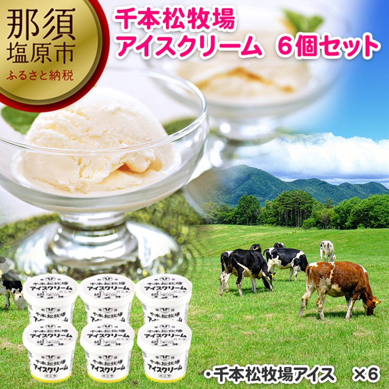 那須塩原 千本松牧場アイス6個セット ギフト詰め合わせお取り寄せアイスクリームセットアイスクリームギフト