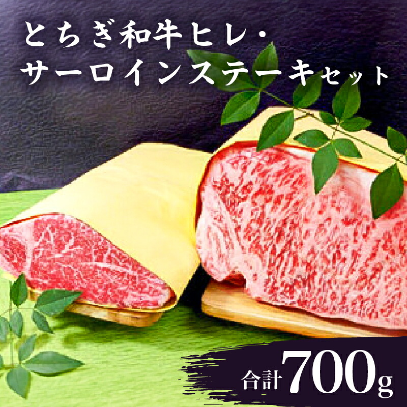 【ふるさと納税】 とちぎ和牛 ヒレ サーロインステーキ セット 栃木県 那須塩原市 牛肉 お肉 とちぎ和牛 ヒレ肉 サーロイン 国産 冷凍 和牛 ブランド牛 赤身肉 お取り寄せ グルメ 送料無料