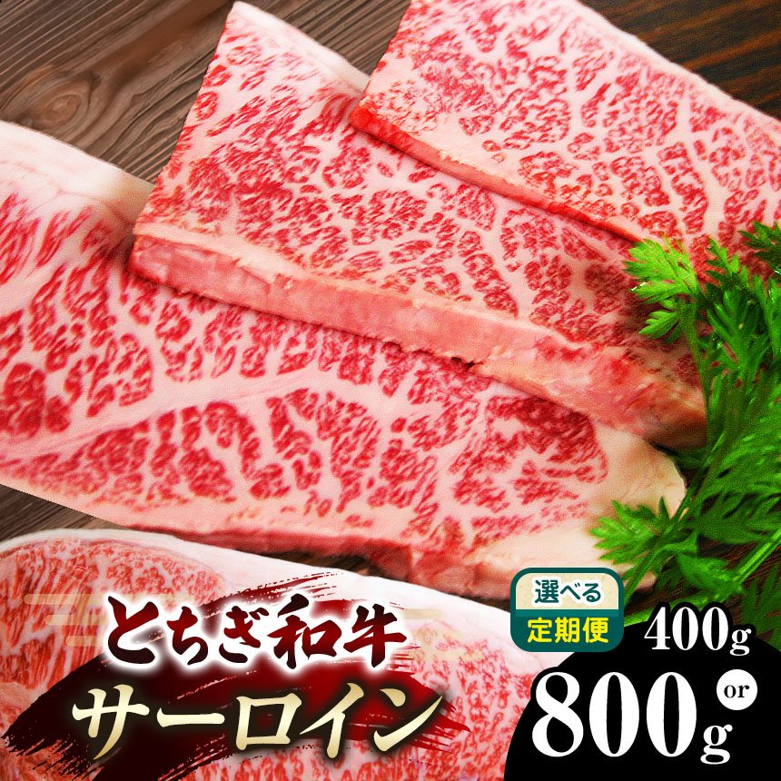 【ふるさと納税】 とちぎ和牛 サーロイン200g×2 200g×4【選べる内容量・定期便】栃木県共通返礼品 | 単品 定期便 3回 6回 サーロイン 黒毛 和牛 牛肉 焼肉 ステーキ BBQ ブランド和牛 とろける 霜降り 赤身 切り落とし ふるさと 納税 イチオシ おすすめ 栃木県 下野市