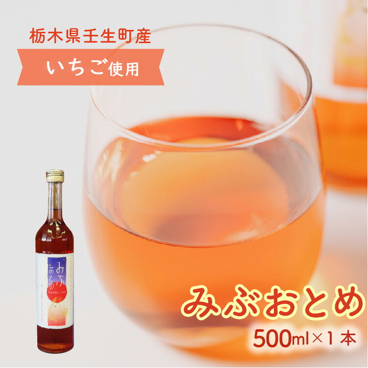 【ふるさと納税】みぶおとめ 500ｍL 1本　※2024年8月頃より順次発送予定