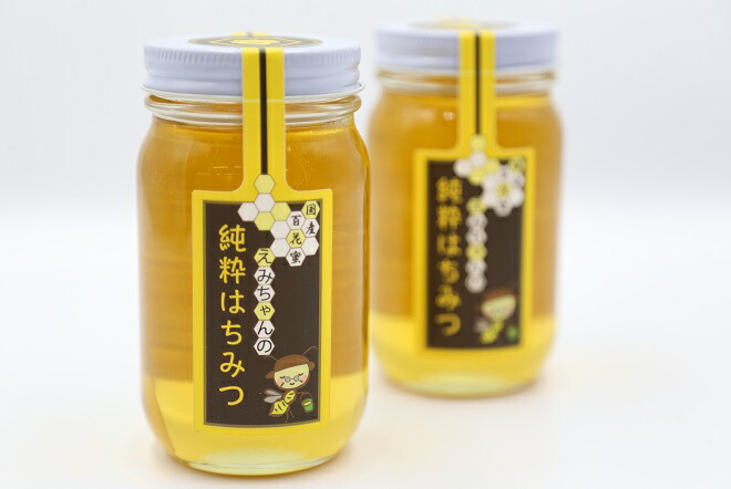 【ふるさと納税】天然はちみつ えみちゃんの純粋はちみつ 300ｇ×2｜はちみつ 花 国産 非加熱 甘い 天然 群馬県 前橋市