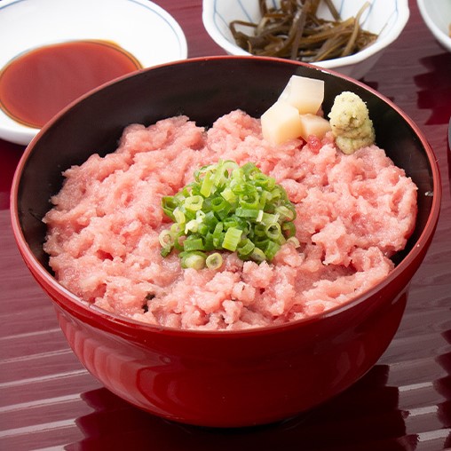 【ふるさと納税】本鮪入りねぎとろ　100g&times;6パック（冷凍）/いちもん 本鮪 鮪の王様 目鉢まぐろ 冷凍 ネギトロ 寿司 すし 手巻寿司 軍艦 まぐろ本来の味 回転ずし 群馬県 高崎市｜群馬県高崎市