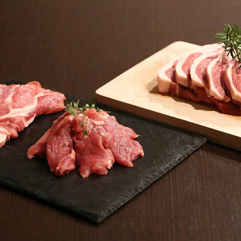 【ふるさと納税】特選精肉ギフトセット/とんかつ・ステーキ用コース／豚肉　ロース　肩ロース　ヒレ　厚切り　1kg　豚肉セット　榛名十文字