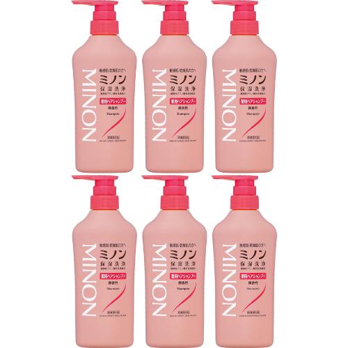 【ふるさと納税】ミノン薬用髪の毛シャンプー６本