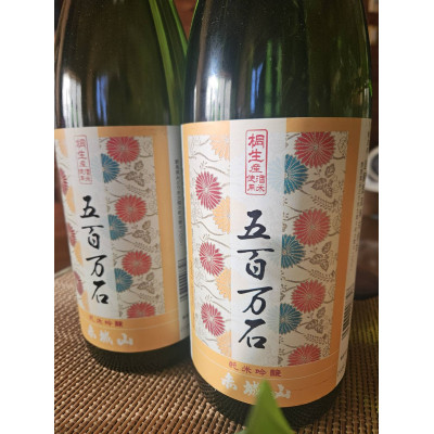 【ふるさと納税】赤城山　桐生市産五百万石　純米吟醸　 一升2本セット(1800ml×2本)【1701747】