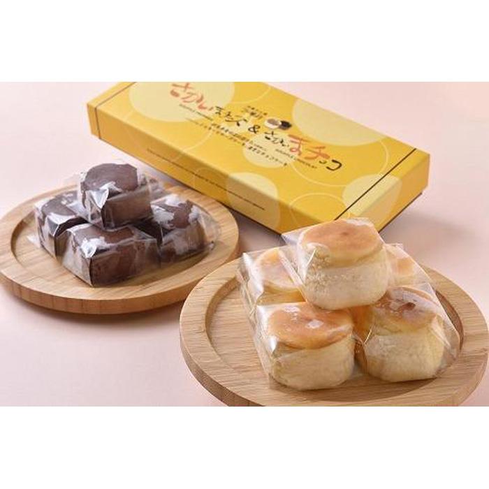 【ふるさと納税】生乳のミルキーな風味！一口チーズ＆チョコケーキ10個 | ケーキ スイーツ おやつ ギフト 贈り物 洋菓子 デザート 人気 チーズ ショコラ チョコ 境町