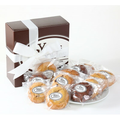 【ふるさと納税】Yoko's Cookiesのアメリカンクッキーリボン付BOX12枚セット(3種類入)_ クッキー 焼き菓子 アメリカンクッキー スイーツ 美味しい 人気 詰め合わせ 【1349846】