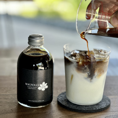 【ふるさと納税】マグノリアコーヒー/スペシャルティコーヒーのカフェ・オレのもと(濃縮タイプ)「無糖」 2本セット【1422366】 10,500円