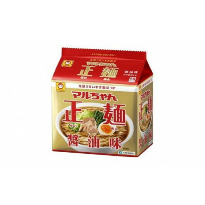 【ふるさと納税】マルちゃん正麺　醤油味　5食×6パック【1335783】