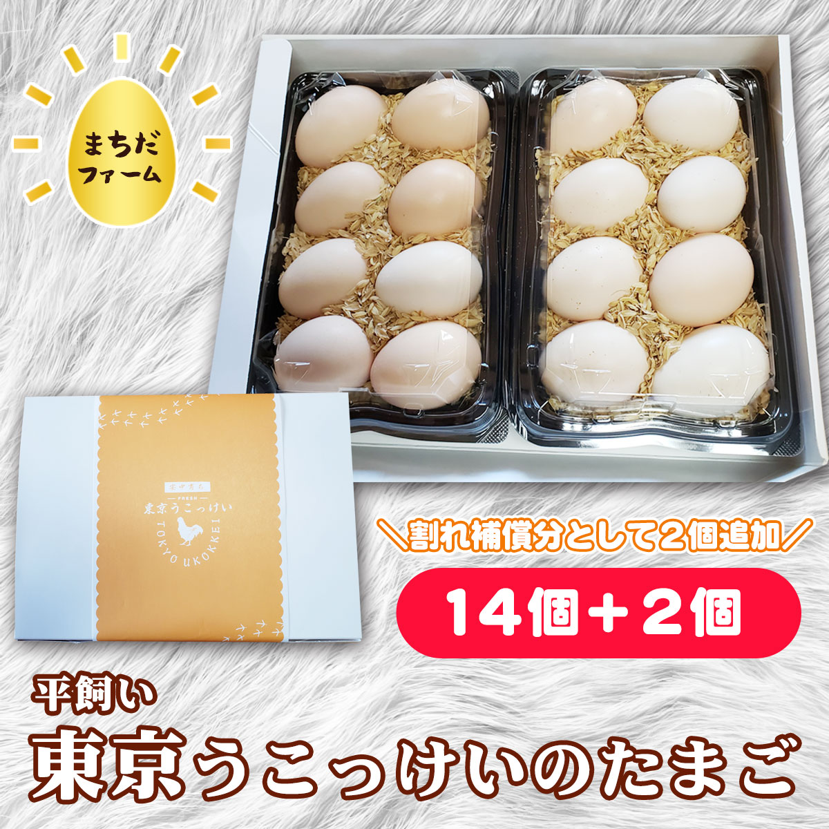 【ふるさと納税】平飼い 東京うこっけいのたまご １４個＋２個 ANAI001／ たまご 卵 egg 烏骨鶏 平飼い 貴重 希少 濃厚 お取り寄せ 送料無料 群馬県