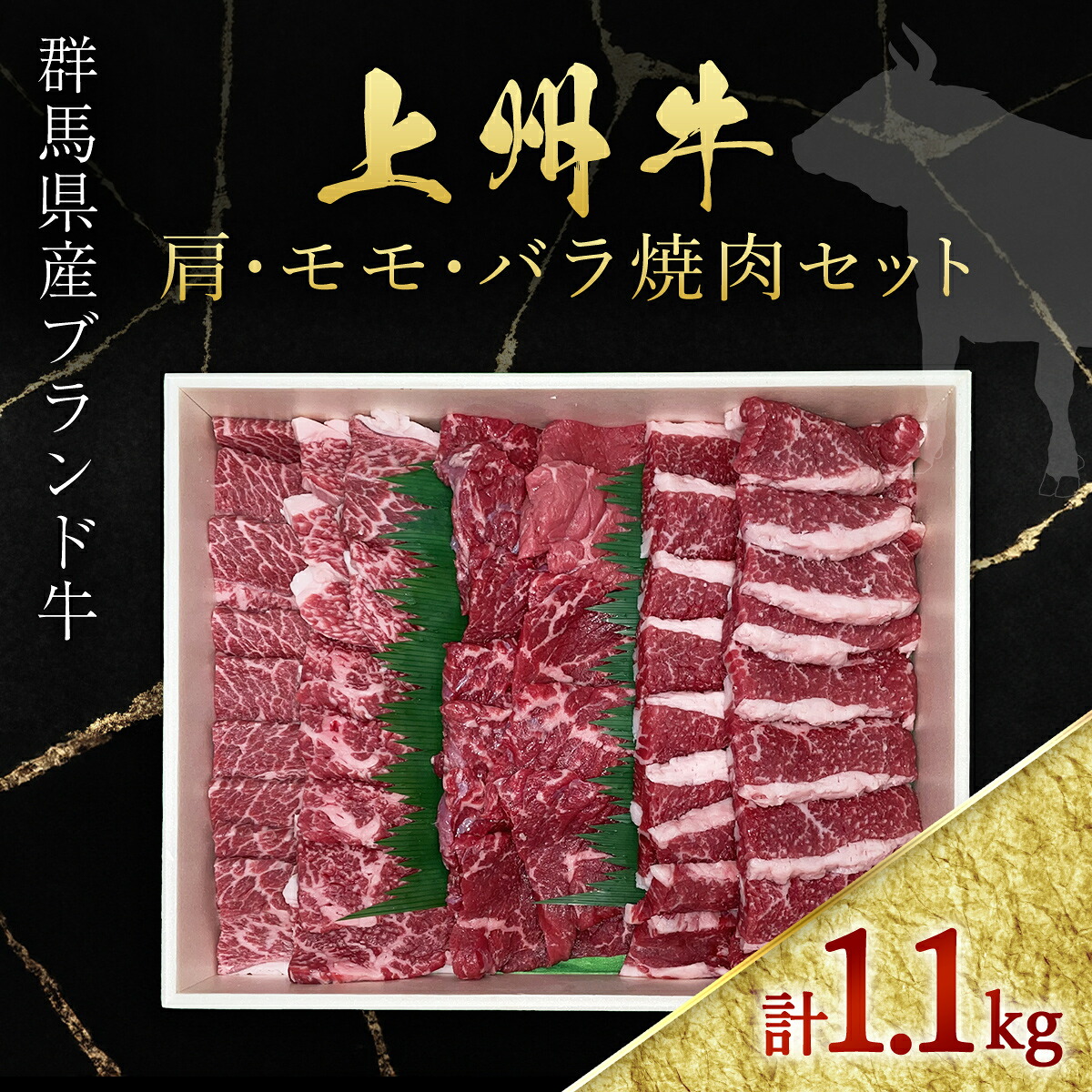 【ふるさと納税】上州牛肩・モモ・バラ焼肉 ANP002／ 牛肉 肩ロース モモ バラ 焼肉BBQ ギフト 記念日 誕生日 母の日 父の日 送料無料 群馬県 特産品 15,620円