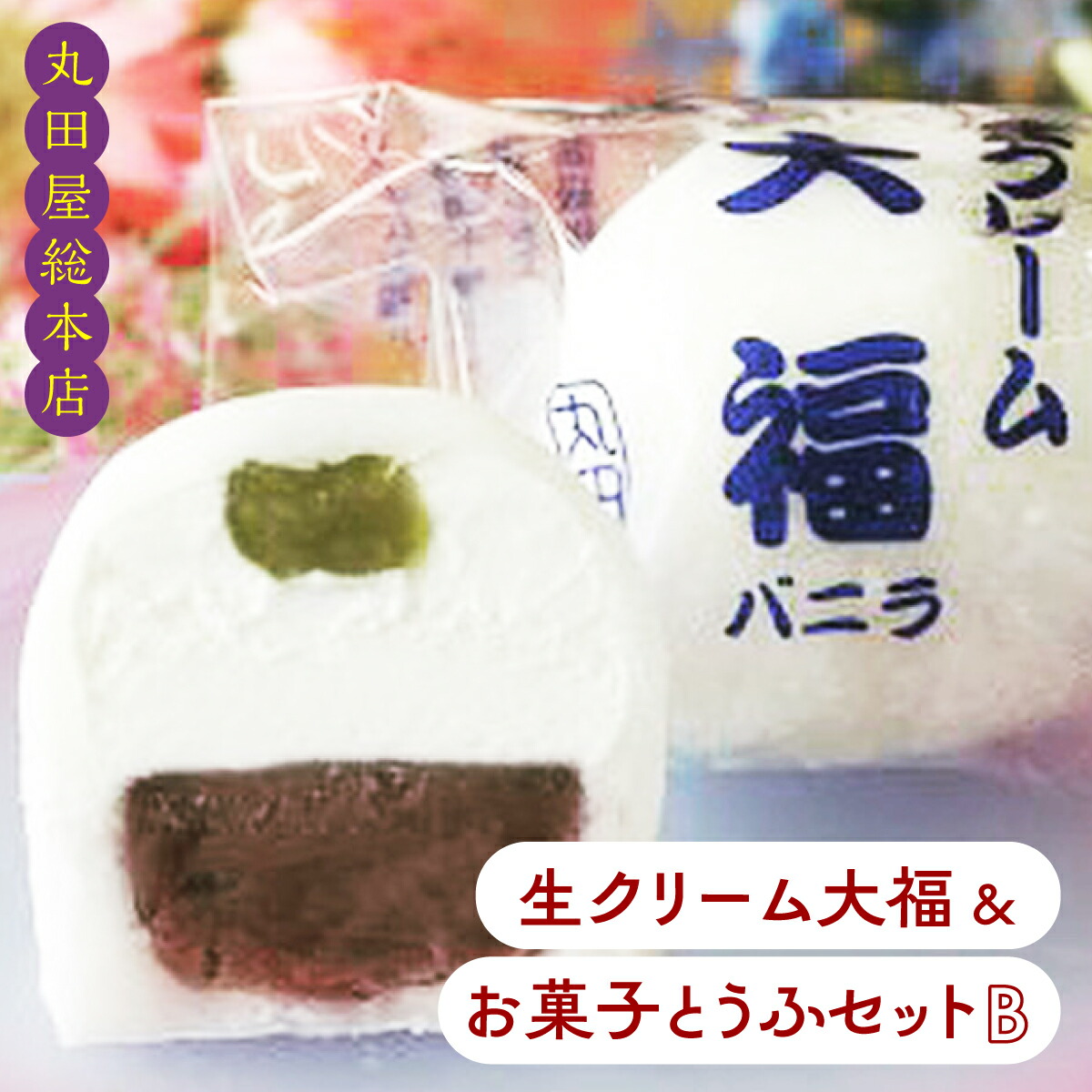 【ふるさと納税】生クリーム大福&お菓子とうふセットB ANQ017/ お取り寄せグルメ 和菓子 餅 スイーツ 手作り 詰合せ 送料無料 群馬県
