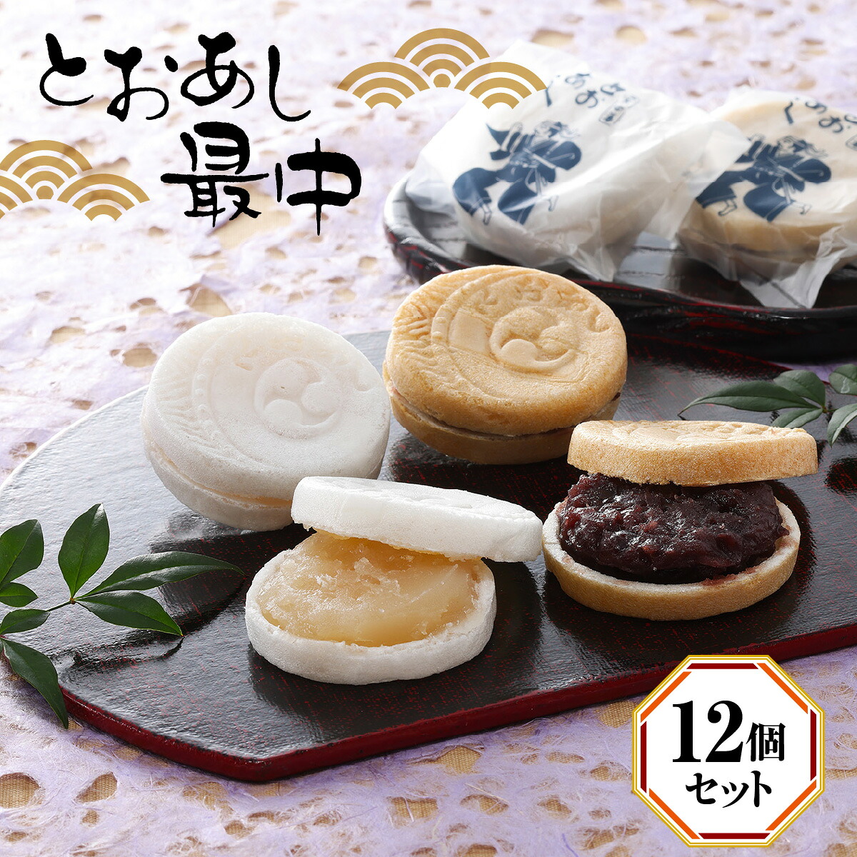 【ふるさと納税】とおあし最中（12個セット） ANBT001｜群馬県安中市