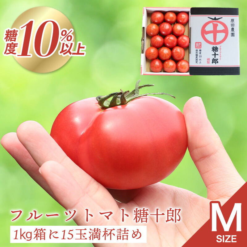 【ふるさと納税】【a010】フルーツトマト糖十郎（Mサイズ）