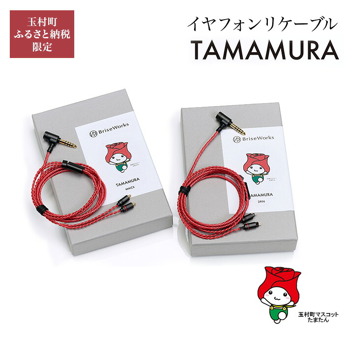 【ふるさと納税】TAMAMURA イヤフォンリケーブル  5極4.4粍 L型 「CIEM2pin」「MMCX」【ブリスオーディオ】