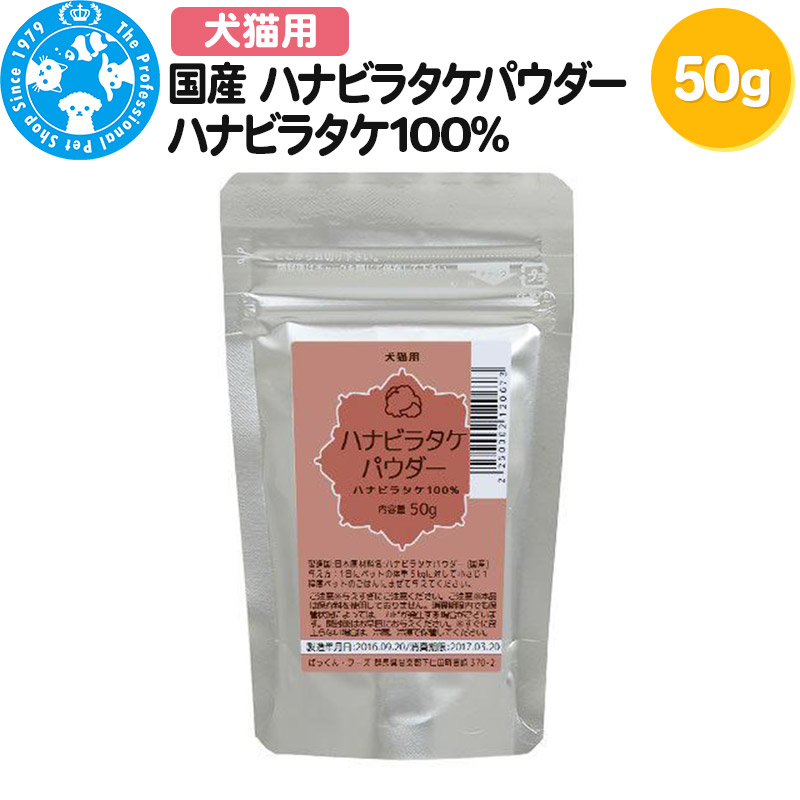 【ふるさと納税】国産 ハナビラタケパウダー ハナビラタケ100％ 50g｜群馬県邑楽町