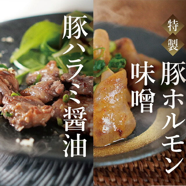 【ふるさと納税】豚ホルモン2種詰合せ<選べる容量> <200g×各1袋・200g×各2袋>