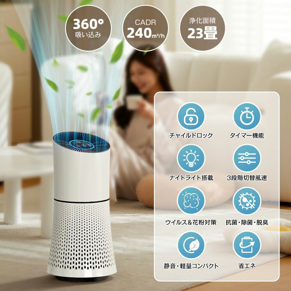 空気清浄機(新品・未使用) 楽天市場】【ふるさと納税】ツインバード 空気清浄機 ファンディ