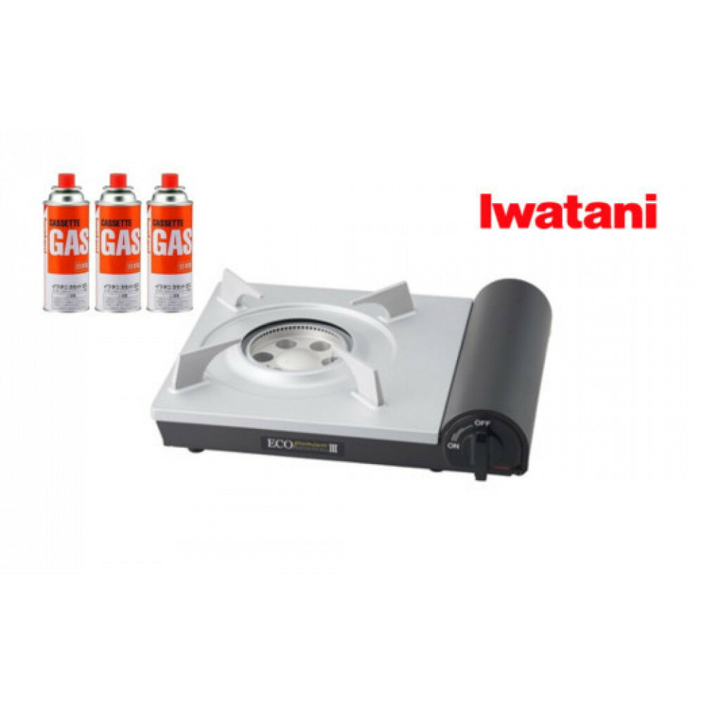 【ふるさと納税】イワタニ テープフー エコ割り増し金III テープこんろ+テープ屁っ放り3P＜色合い選りすぐる可＞ | 運動競技 アウトドア 電化生産物 勝手もと家電 雑貨 日装置 防災グッズ
