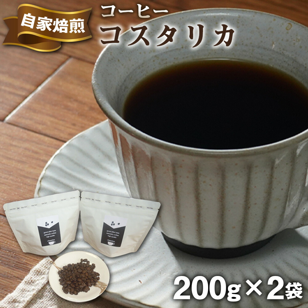 【ふるさと納税】No.499 chambre 自家焙煎コーヒー コスタリカ ／ 珈琲 豆 バリスタ厳選 炒りたて スペシャリティコーヒー 手作業 焙煎 こだわり 飲みやすい 送料無料 埼玉県