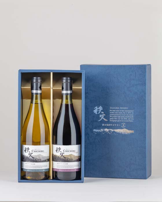 【ふるさと納税】 秩父ルージュ（赤）と秩父ブラン（白）の2本セット ／ お酒 ぶどう 葡萄 ワイン セット 送料無料 埼玉県 No.567