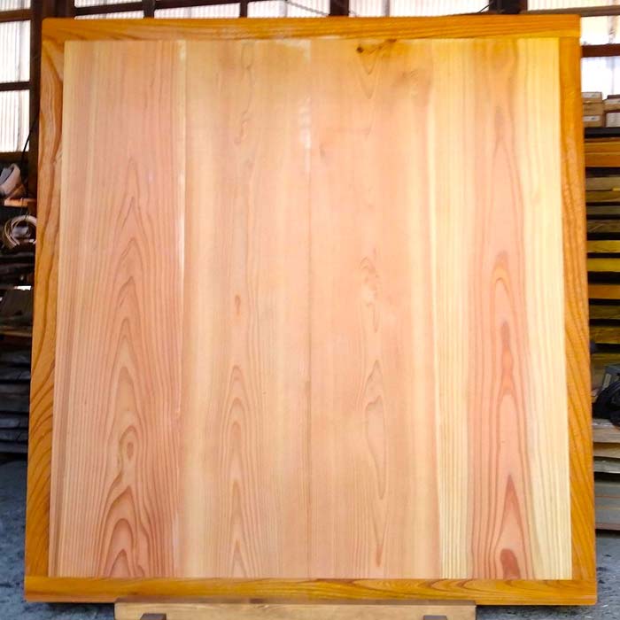 【ふるさと納税】 多役立つこと速見表天板（秩父産材当て嵌める）80cm×80珊 ／ 速見表用 机 リビング こたつ 気どらずに木 両面当て嵌める ナチュアル 今めかしい 分かりやすい 室内装飾 貨物輸送無料 埼玉県 No.616