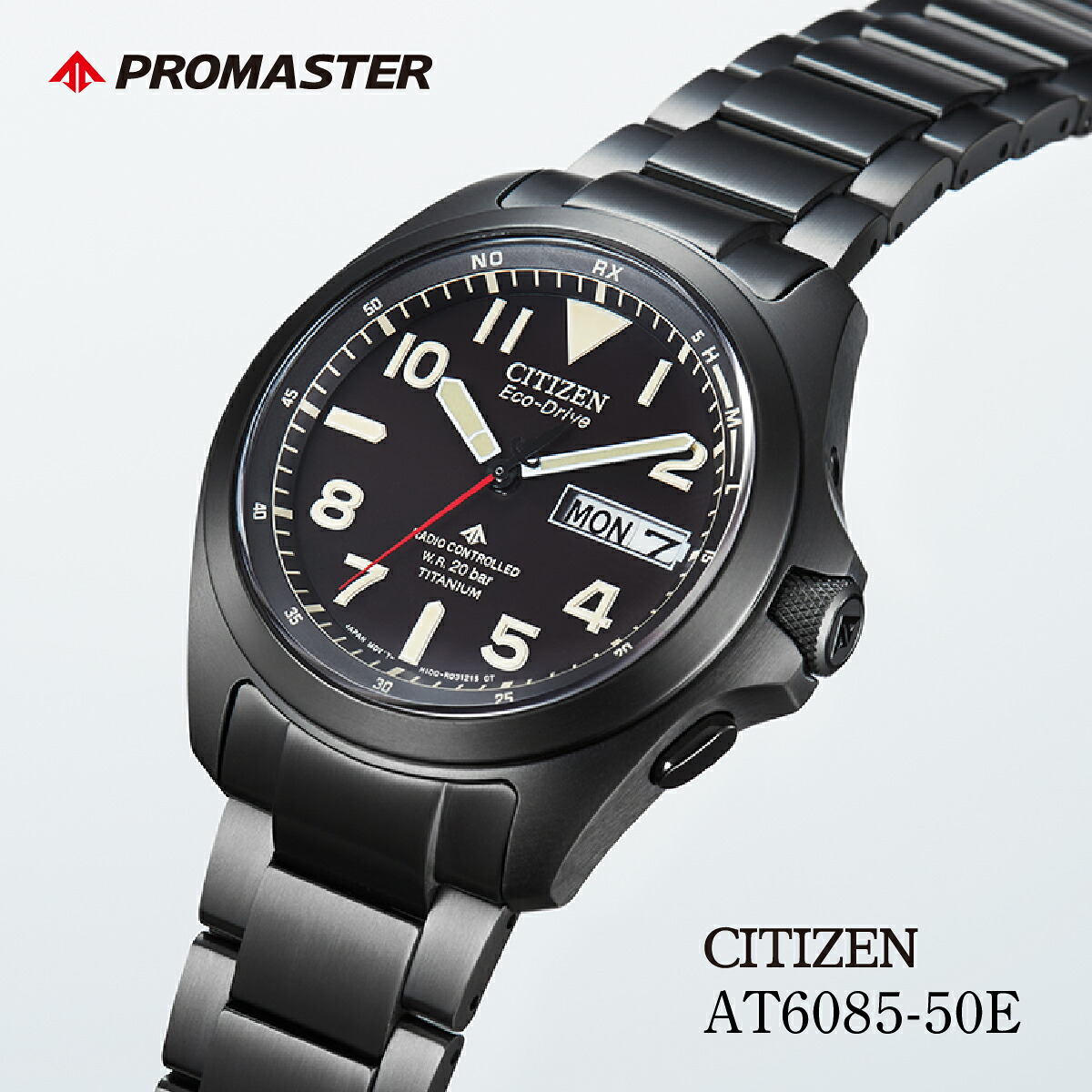 【ふるさと納税】CITIZEN PROMASTER AT6085-50E | シチズン citizen プロマスター 腕時計 時計 正規品 メンズ ビジネス スーツ カジュアル フォーマル 贈答 贈答用 ギフト プレゼント 父の日 国内製造 国産 ソーラー エコドライブ チタニウム 20気圧防水 防水 埼玉県 所沢市|埼玉県所沢市