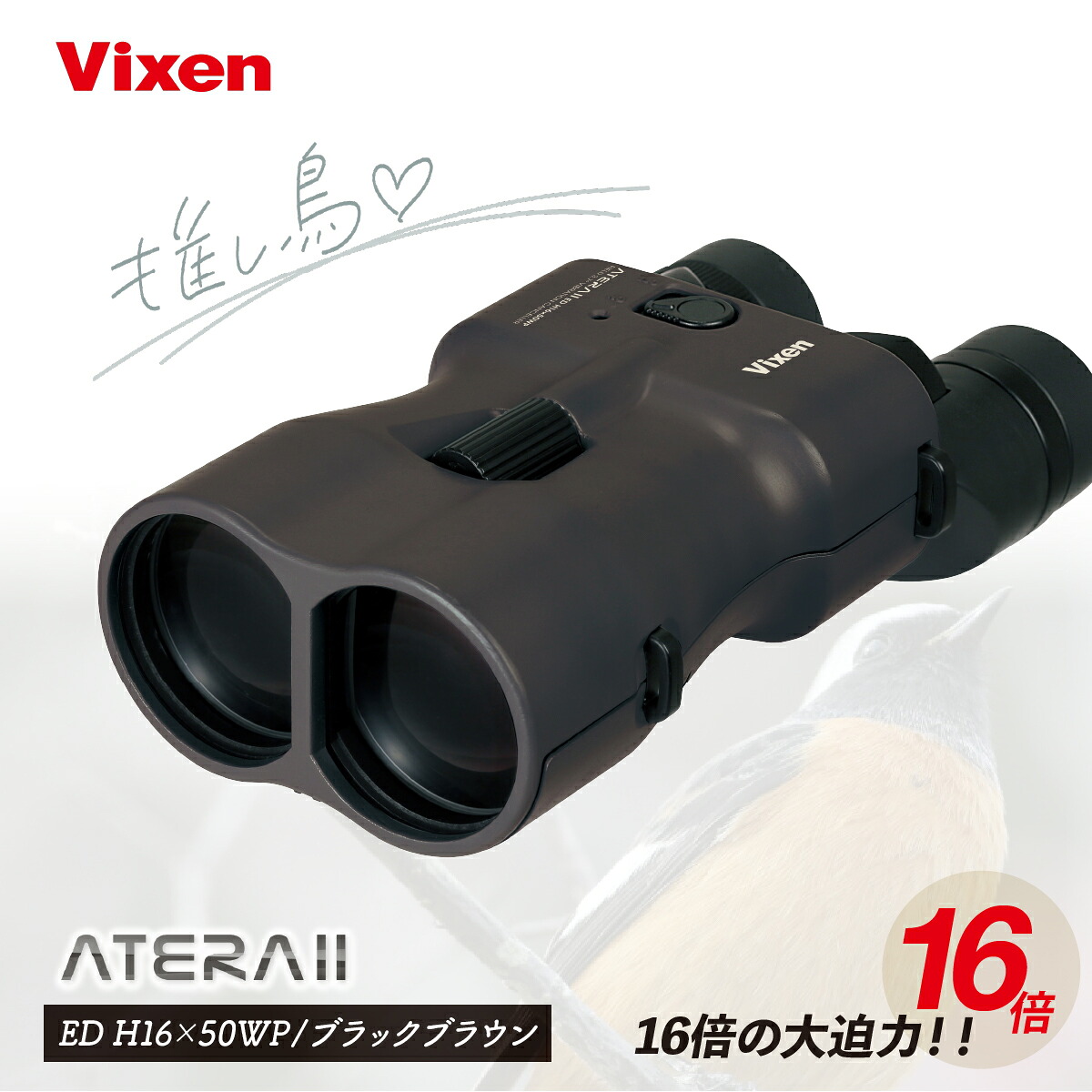【ふるさと納税】防振双眼鏡 ビクセン アテラ ATERAII EDH16x50WP (ブラックブラウン) | Vixen 双眼鏡 正規品 軽量 コンパクト 防水 天体観測 ライブ コンサート スポーツ観戦 野鳥観察 バードウォッチング スターウォッチング 株式会社ビクセン 埼玉県 所沢市